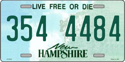 NH license plate 3544484
