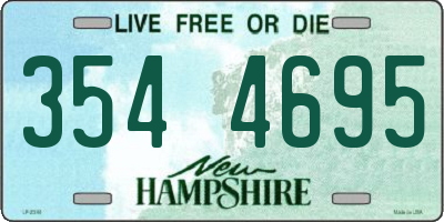 NH license plate 3544695