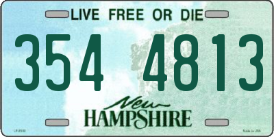 NH license plate 3544813