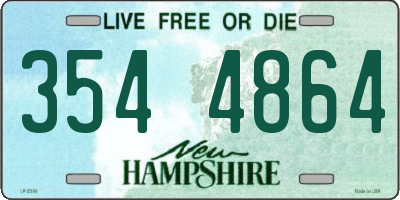 NH license plate 3544864