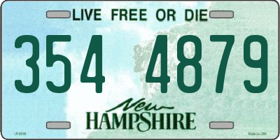 NH license plate 3544879