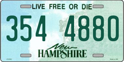 NH license plate 3544880