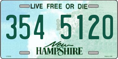 NH license plate 3545120