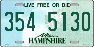 NH license plate 3545130