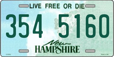 NH license plate 3545160