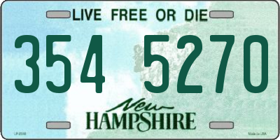 NH license plate 3545270