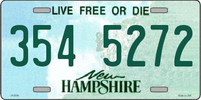 NH license plate 3545272