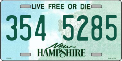 NH license plate 3545285