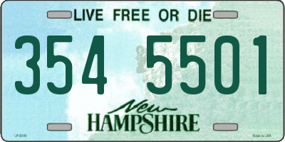 NH license plate 3545501