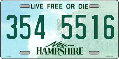 NH license plate 3545516