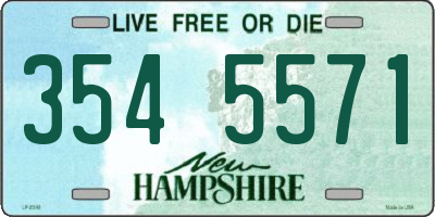 NH license plate 3545571