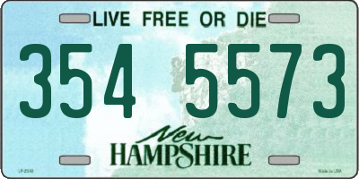 NH license plate 3545573