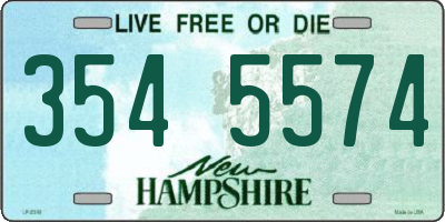 NH license plate 3545574