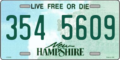 NH license plate 3545609