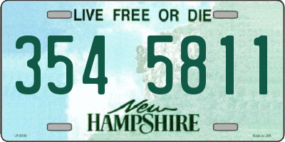 NH license plate 3545811