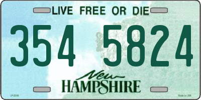 NH license plate 3545824
