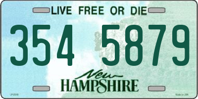 NH license plate 3545879