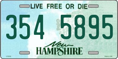 NH license plate 3545895