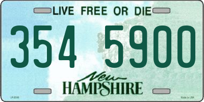NH license plate 3545900