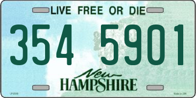 NH license plate 3545901
