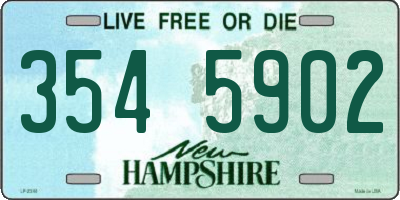 NH license plate 3545902
