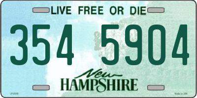 NH license plate 3545904