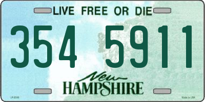 NH license plate 3545911