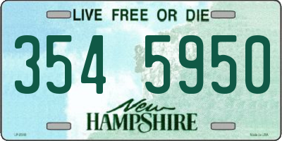 NH license plate 3545950