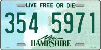NH license plate 3545971
