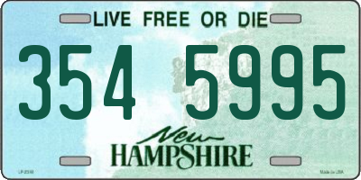NH license plate 3545995