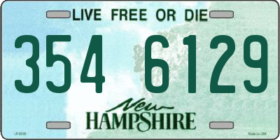 NH license plate 3546129