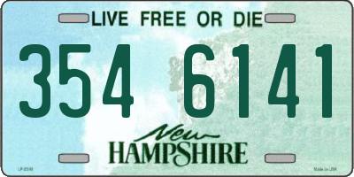 NH license plate 3546141