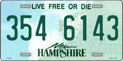 NH license plate 3546143
