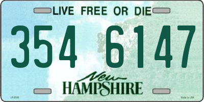 NH license plate 3546147