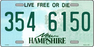 NH license plate 3546150