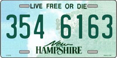NH license plate 3546163