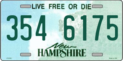 NH license plate 3546175