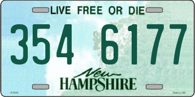 NH license plate 3546177