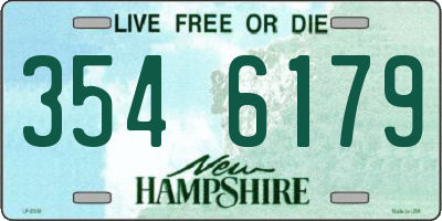 NH license plate 3546179