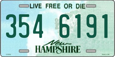 NH license plate 3546191
