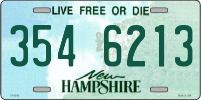 NH license plate 3546213