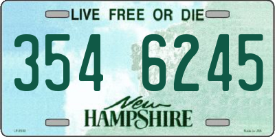 NH license plate 3546245