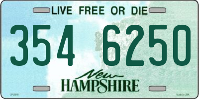 NH license plate 3546250