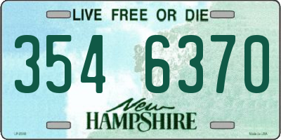 NH license plate 3546370