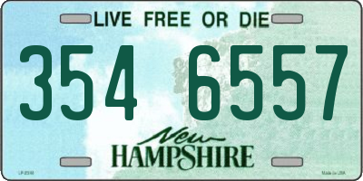 NH license plate 3546557