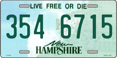 NH license plate 3546715
