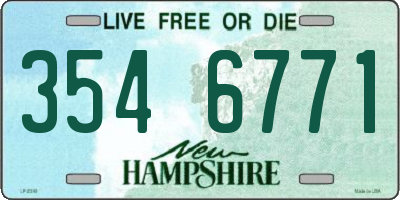 NH license plate 3546771