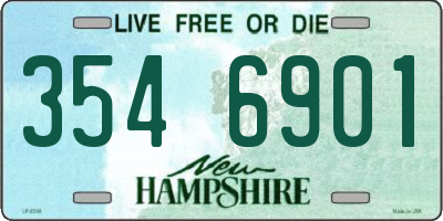 NH license plate 3546901