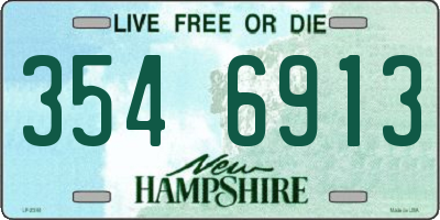 NH license plate 3546913