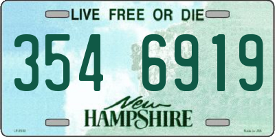 NH license plate 3546919